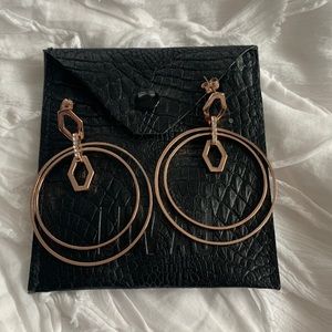 Luv AJ Rose Gold Hoops